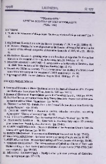"Etchmiadzin" official monthly of Holy Etchmiadzin (June 1998)