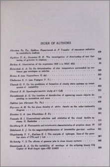 Index of authors