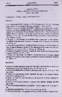 "Etchmiadzin" official monthly of Holy Etchmiadzin (February 1999)