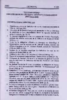 "Etchmiadzine" organe officiel du Saint-Siège d'Etchmiadzine (Février 2000)