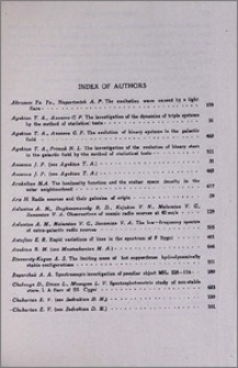 Index of authors