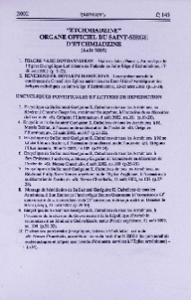 "Etchmiadzine" organe officiel du Saint-Siege d'Etchmiadzine (Aout 2002)