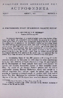 A spectroscopic study of luminous galactic nuclei