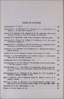 Index of authors