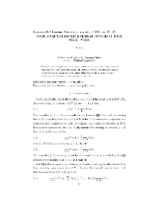Some inequalities for rational functions with fixed poles