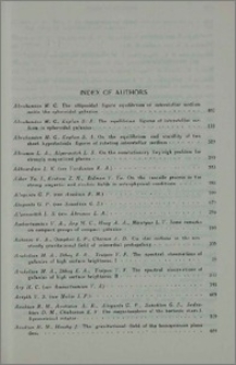Index of authors 1975