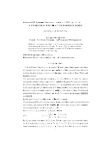 A uniqueness theorem for Franklin series