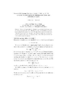 A note on recursive interpolation for the Lipschitz class