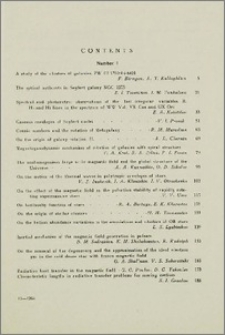 Contents of the journal „Astrophysics“ vol. 13, 1977
