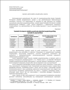 Կայուն զարգացման սահմանման շուրջ