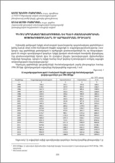 ՀՀ-ում ապրանքաշրջանառության և ՀՆԱ-ի ժամանակագրական փոփոխություններն ու կարգավորման ուղիները