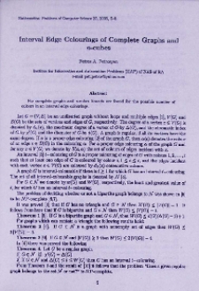 Interval edge colourings of complete graphs and n-cubes