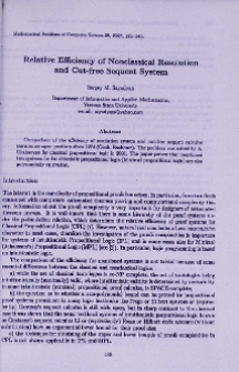 Relative efficiency of nonclassical resolution and cut-free sequent system