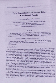 On a generalization of interval edge colorings of graphs
