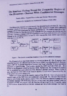 On random coding bound for E-capacity region of the broadcast channel with confidential messages