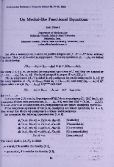 On medial-like functional equations