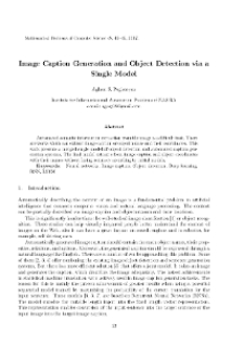 Image Caption Generation and Object Detection via a Single Model