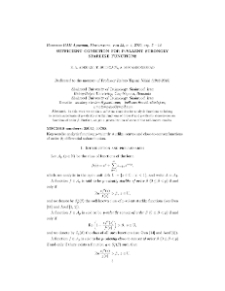 Sufficient condition for p-valent strongly starlike functions