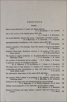 Contents of the journal „Astrophysics“ 1983