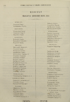 Անուանք բաժանորդաց ամսագրոյս յամին 1864
