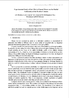 Experimental Study of the Effect of Sound Waves on the Radial Uniformity of the Positive Column