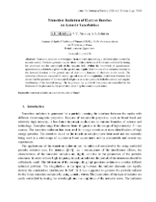 Transition Radiation of Electron Bunches on Acoustic Superlattices