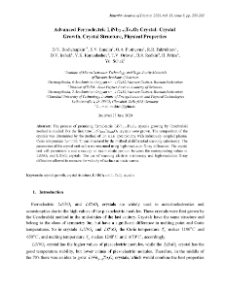 Advanced Ferroelectric LiNb(1-x)TaxO3 Crystal: Crystal Growth, Crystal Structure, Physical Properties