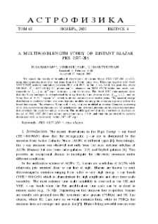 A multiwavelength study of distant blazar PKS 0537-286