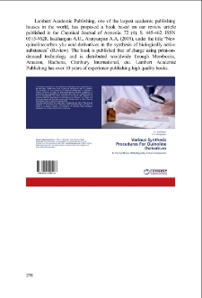 Lambert Academic publishing