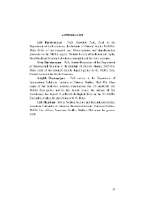 Authors list