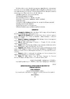 Methodological Approaches To The Study Of Person’s Identity