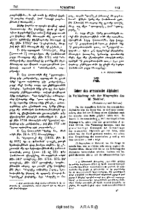 Ueber das armenische Alphabet in Verbindung mit der Biographie des hl. Mašt'oc'