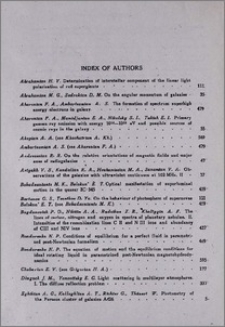 Index of authors v. 23, 1985