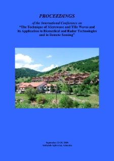 Proceedings of the International Conference on "The Technique of Microwave and THz Waves and its Application in Biomedical and Radar Technologies and in Remote Sensing" (IRPhE'2010)