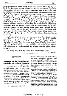 Südarmenien und die Tigrisquellen nach griechischen und arabischen Geographen