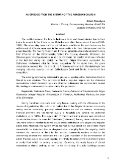 An Episode From The History Of The Armenian Church
