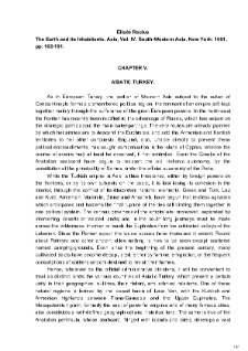Earth and its Inhabitants. Asia Edited by A.H. Keane, B.A., Vol. IV. South-Western Asia. New York: 1891. pp. 162-191. Asiatic Turkey.