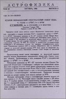 Второй Бюраканский спектральный обзор неба. V. Поле α = 15h30m, δ = +59º00́