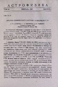 Анализ химического состава атмосферы θ Vir