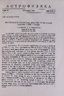 Multivariate statistical analysis of OB stars around h nd χ Persei