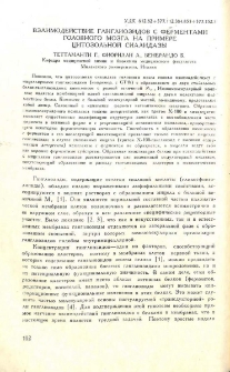 Взаимодействие ганглиозидов с ферментами головного мозга на примере цитозольной сиалидазы
