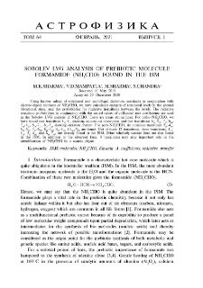 Sobolev LVG analysis of prebiotic molecule formamide (NH2CHO) found in the ISM