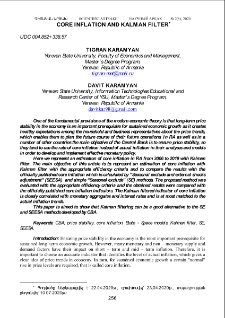Core Inflation and Kalman Filter