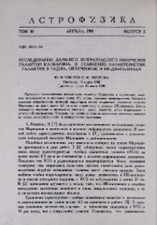 Исследование дальнего инфракрасного излучения галактик Маркаряна. II. Сравнение характеристик галактик в радио-, оптическом и ИК-диапазонах