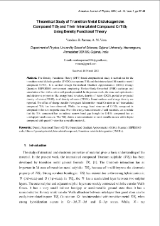 Theoretical Study of Transition Metal Dichalcogenides Compound TiS2 and Their Intercalated Compound CrTiS2 Using Density Functional Theory
