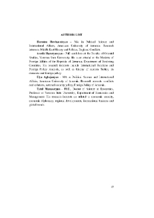 Authors List