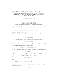Existence of positive solutions for aclass of boundary value problems with p-Laplacian in Banach spaces