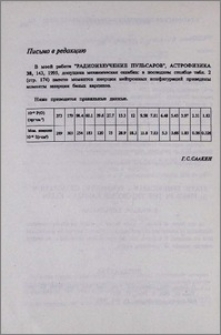 Письмо в редакцию