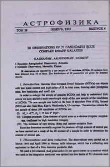 HI observations of 73 candidates Blue Compact Dwarf Galaxies