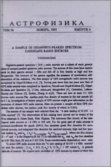 A sample of gigahertz-peaked spectrum candidate radio sources